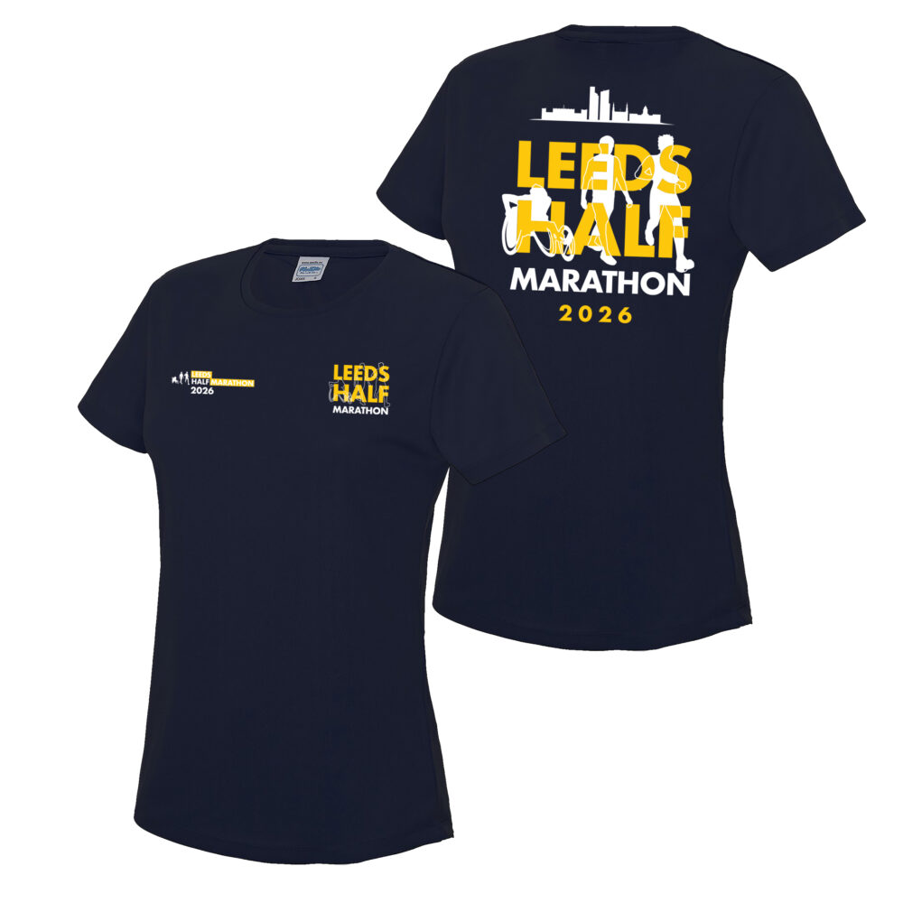 Leeds Half Marathon Womens Technical T-Shirt