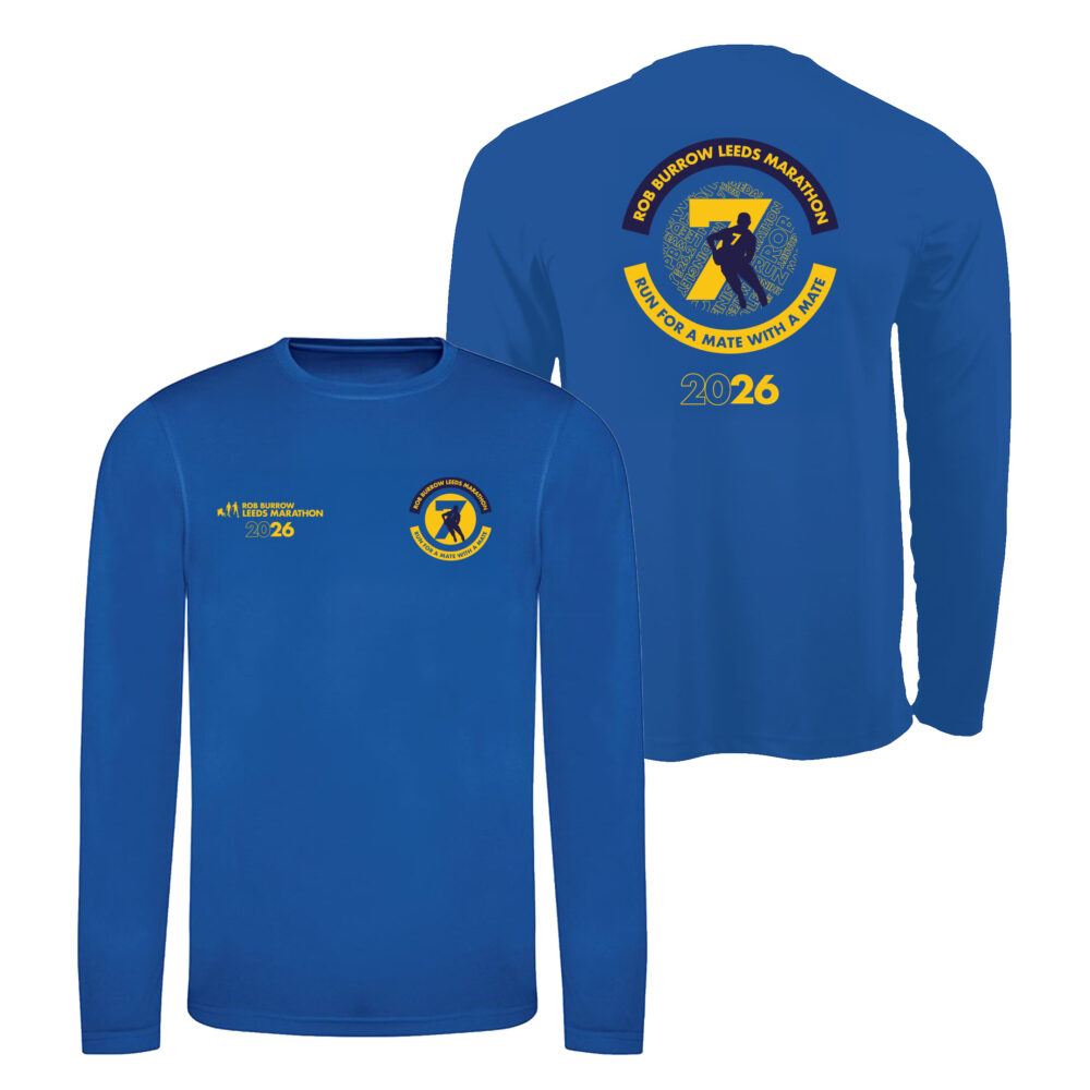Rob Burrow Leeds Marathon Unisex Technical Long sleeve T-shirt