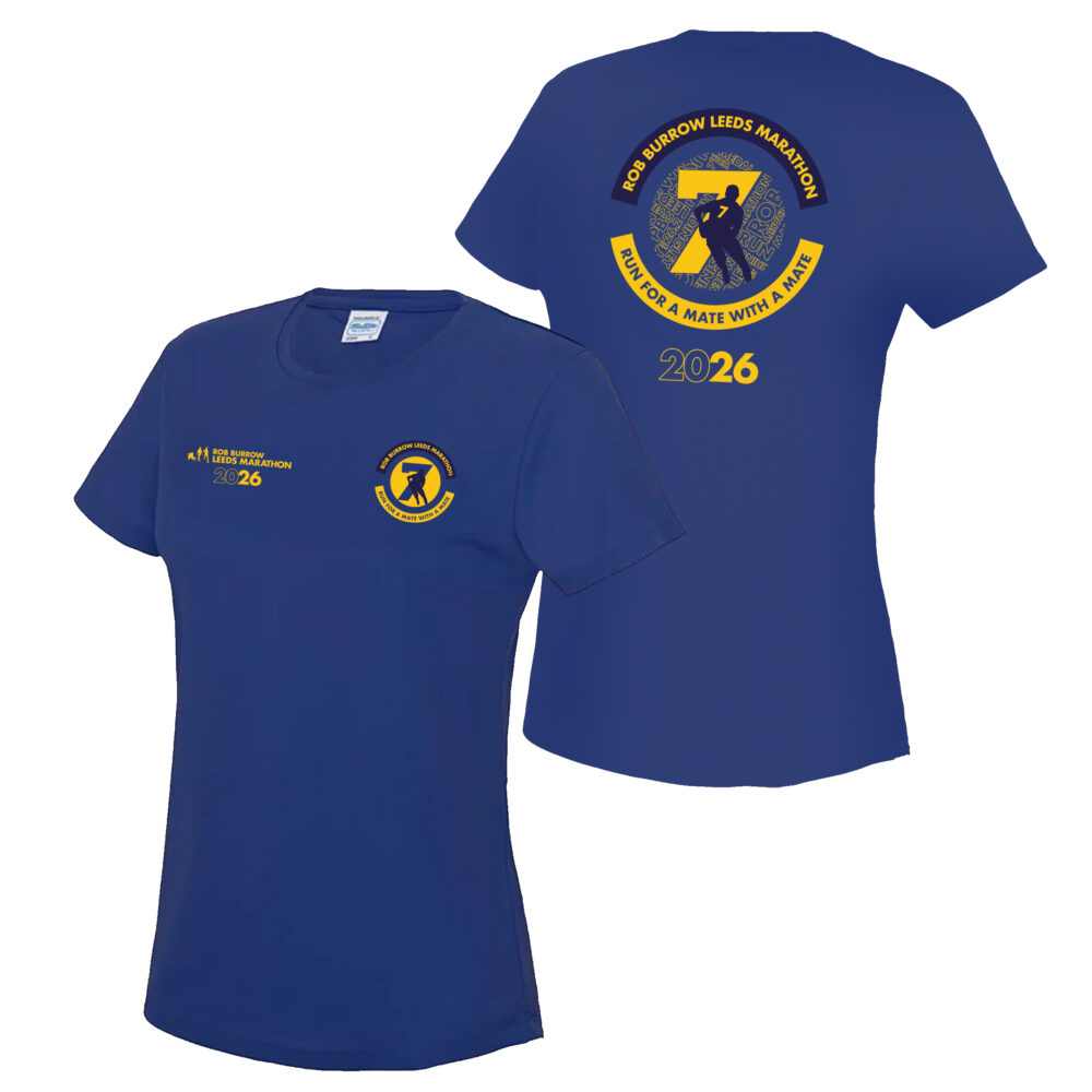 Rob Burrow Leeds Marathon Womens Technical T-Shirt