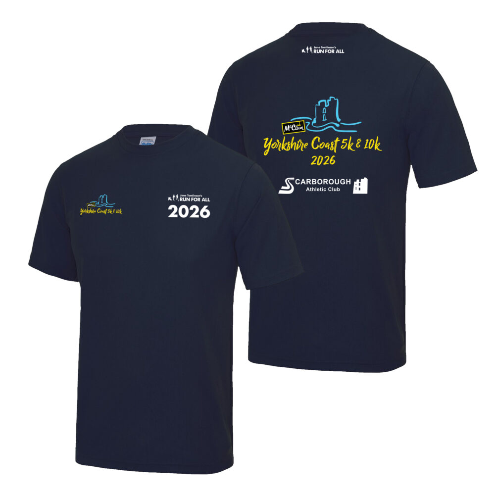 Yorkshire Coast 5K & 10K Mens Technical T-Shirt